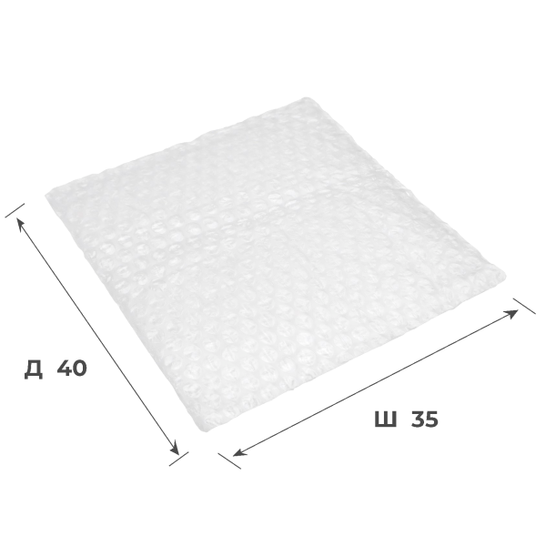 Пакет воздушно-пузырьковый 35х40 см, 3 слоя, плотность 60 — фото