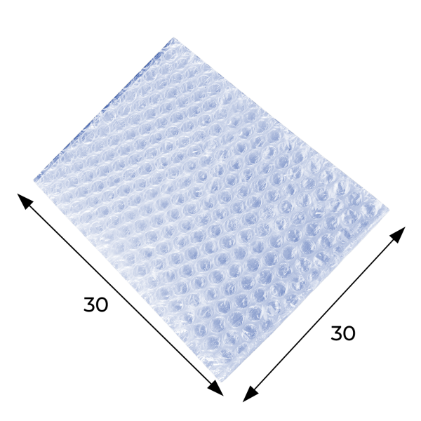 Пакет воздушно-пузырьковый 30х30 см, Антистатик, 3 слоя, плотность 75 — фото