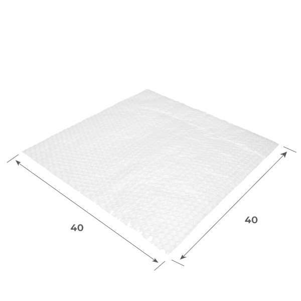Лист воздушно-пузырьковый, 40х40 см, 3 слоя, плотность 60 — фото