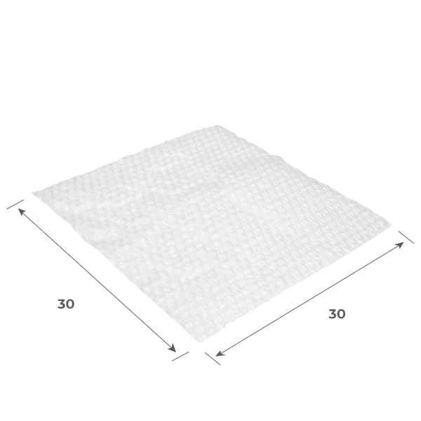 Лист воздушно-пузырьковый, 30х30 см, 3 слоя, плотность 60 — фото